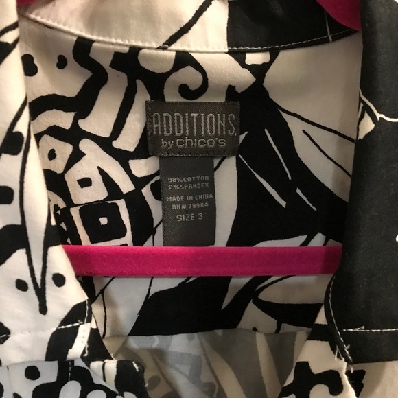 Summer cruise wear Additions by Chicos Black and White Jacket size3
Lightweight - Picture 5 of 5